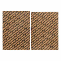 Boîte-cadeau pliable personnalisable en papier kraft imprimé de feuille d'or carton ondulé protégé contre les UV pour les portefeuilles autocollants cravates emballage