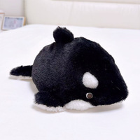 Boneka Hewan Laut Lumba-lumba 30cm, Mainan Plush Dekompresi Isi Kapas PP Super Lembut, Mainan Penenang, Hadiah Ulang Tahun Liburan untuk Pasangan, Claw