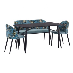 Pieds modernes en métal <span class=keywords><strong>noir</strong></span>, Table à <span class=keywords><strong>manger</strong></span> nordique en bois de chêne italien français pour <span class=keywords><strong>salle</strong></span> à <span class=keywords><strong>manger</strong></span> - Product Image 2