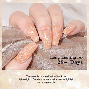 <span class=keywords><strong>Kit</strong></span> de <span class=keywords><strong>Uñas</strong></span> Acrílicas de Secado Rápido de 6 Colores con Efecto Brillante y Logotipo Personalizado - Product Image 2