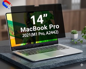 ฟิล์มกันรอยแบบแม่เหล็กสำหรับ MacBook Pro M1 14.2 นิ้ว รุ่น A2442 ปี 2021  แบบถอดได้ - Product Image 1