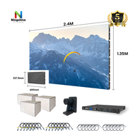 16:9 kontrol odası Cob Mini 4K P0.9 P1.2 IP54 kapalı LED duvar tipi Video ekranı ekran paneli