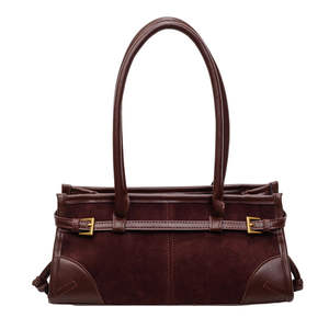 Sac à bandoulière pour femme, logo personnalisé tendance, luxe neuf, nouvelle fermeture éclair design. - Product Image 3