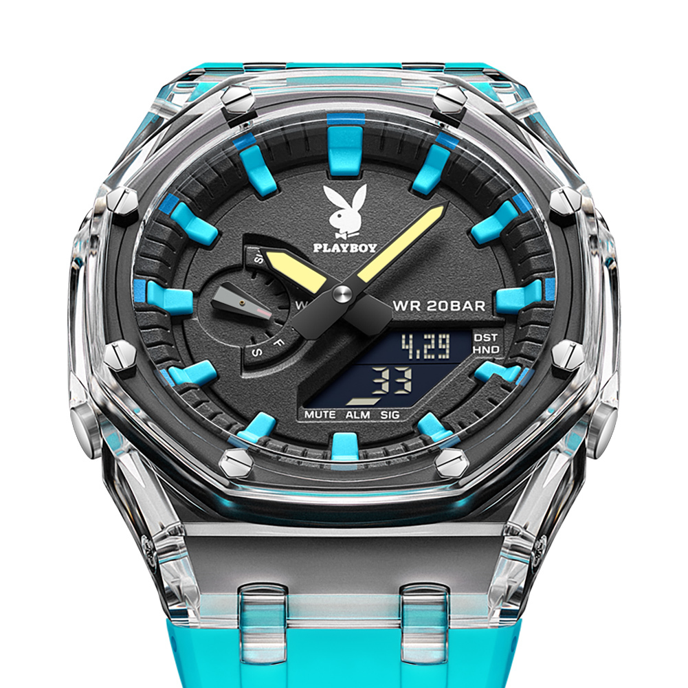 Playboy 2066 Oem Custom logo Sport Fashion Luminous Luxury Odm