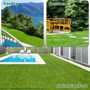 <span class=keywords><strong>Gazon</strong></span> artificiel haut de gamme de 50 mm, doux et à grande échelle, pour aménagement paysager intérieur/extérieur, patios, bords de piscine et hôtels - Product Image 5