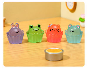 ตุ๊กตาเรซิ่นรูปสัตว์น่ารักเรืองแสงในที่มืด สำหรับทำขนมเค้กอีสเตอร์ งานฝีมือ และตกแต่งสวน<span class=keywords><strong>จิ๋ว</strong></span> - Product Image 3