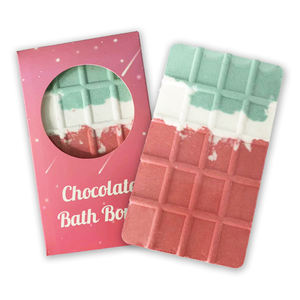 Private Label Large <b>Chocolate</b> Shape Bath Bombs Organic Ingredient Bath Bomb Relaxing Home Bath Bomb Gift Set - Product Image 1
