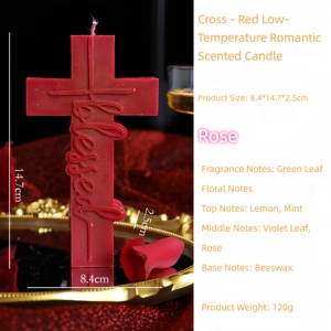 Nouvelles bougies parfumées de style sombre européen et américain pour le décor d'ambiance de fête de festival de bougie érotique à basse température - Product Image 5