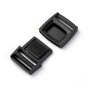 Hebilla de liberación lateral de plástico negro de 25 mm, duradera, para accesorios de bolsos - Product Image 1