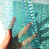 Vente en gros 0.8mm personnalisé imprimé holographique Crocodile couture vinyle PVC Film doux extensible translucide pour l'artisanat étanche à l'humidité