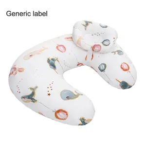 Лидер продаж на Amazon, хлопковая регулируемая подушка для кормления грудью, подушка для новорожденных