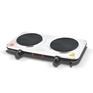 <b>Hot</b> <b>Plate</b> 2 Burners 2000W High Power Electric <b>Plate</b> White Home Cooking <b>Portable</b> Kitchen Use 220V <b>Hot</b> <b>Plate</b> - Product Image 1