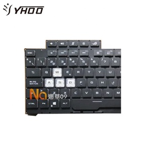 Teclado de ordenador portátil con retroiluminación negra G731 para <span class=keywords><strong>Asus</strong></span> ROG Strix G17 G731 <span class=keywords><strong>G731GU</strong></span> G731GW 0KN1-912BG11 0KNR0-661LBG00 US Notebook Keyboard - Product Image 4