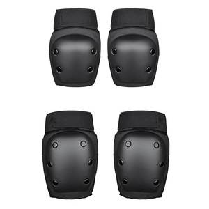 Rodilleras, coderas y protectores de muñeca, color negro, juego de 6 piezas, absorción de impactos, para patinaje sobre ruedas, ciclismo, bicicleta de equilibrio, niños y adultos - Product Image 4