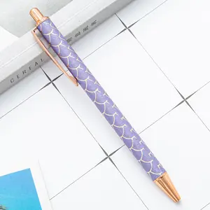 Hübsche süße Stifte Bling Glitter Kugelschreiber Metall fass einziehbare Schreib journaling Stift für Frauen Mädchen