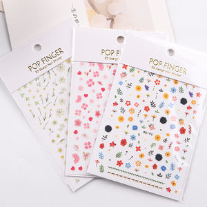 TSZS-pegatina de mariposa para decoración de <span class=keywords><strong>uñas</strong></span>, productos para salón de belleza <span class=keywords><strong>con</strong></span> diseño de <span class=keywords><strong>flores</strong></span>, <span class=keywords><strong>2021</strong></span> - Product Image 6