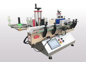 Masa üstü otomatik yuvarlak şişe etiketleme makinesi konveyör kılavuzu ile kağıt etiket yapışkan iyi fiyat - Product Image 3