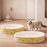 Niedliches Modernes Luxuriöses Umweltfreundliches Großes Katzen-Kratzbrett & Integriertes Spiel- und Schlafspielzeug für Haustiere mit Langlebigem Design