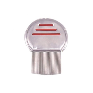 Peigne à dents en acier pour éliminer les poux <span class=keywords><strong>et</strong></span> les puces, brosse en acier inoxydable pour éliminer la saleté, outils de toilettage - Product Image 3