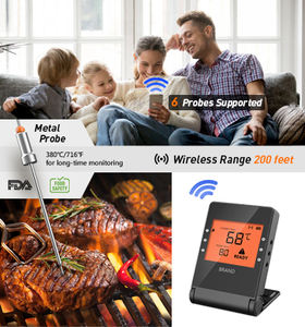 Thermomètre à viande numérique avec 6 sondes IP65 OEM/ODM pour cuisiner griller fumer PRO04 - Product Image 5