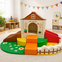 Château de jeu intérieur pour enfants, équipement de terrain de jeu intérieur, maisonnette de jeu pour tout-petits, équipement de jeu souple pour location événementielle