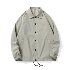 2024 fabricant en gros hommes printemps entraîneur vestes coupe-vent vestes personnalisables Logo étiquettes pas de vestes à capuche - Product Image 5