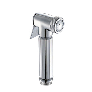 LIRLEE Bidet WC Shattaf en alliage de zinc chromé de haute qualité, à sortie d'eau unique, argenté, économiseur d'eau, avec filtre - Product Image 4