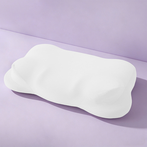 Bantal Leher Ergonomis Paten Terbaru, Bantal Fungsional Stylish Berbahan Memory Foam dengan Sarung Pendingin Putih yang Dapat Dilepas - Product Image 1