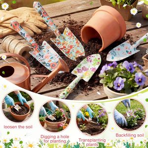 Kit di Attrezzi <span class=keywords><strong>da</strong></span> Giardinaggio Personalizzabile con Mini Vanga, Forbici e Forca a 3 Denti, Strumenti per <span class=keywords><strong>Potatura</strong></span> OEM - Product Image 5