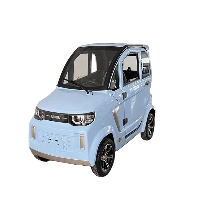 UMEV Mini Electric Car for Adults Low Cost Two-Doors 4-Seats Auto Without Driving License Certified by EEC Chinese-made