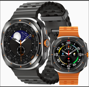 สมาร์ทวอทช์ HD8 Ultra 4G หน้าจอ AMOLED ระบบติดตาม GPS ตรวจจับการล้ม ระบบแจ้งเตือน SOS วัดระดับออกซิเจนในเลือด ตรวจวัดอัตราการเต้นของหัวใจ สำหรับคนทำงานและผู้สูงอายุ - Product Image 1