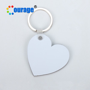 Porte-clés de voiture à <span class=keywords><strong>gravure</strong></span> <span class=keywords><strong>sur</strong></span> un côté à la mode pour la décoration porte-clés de Sublimation vierge MDF - Product Image 2