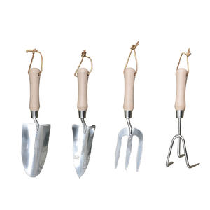 Fourchette de culture tête en acier inoxydable, outils de jardinage légères, hibou, planteur, ensemble d'outils de jardinage pour la maison, 10 pièces - Product Image 1