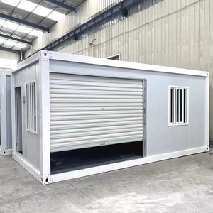 Contenedor Móvil Impermeable de Panel Sándwich de 40 pies, Prefabricado, Moderno, para Coche, Motocicleta, Garaje, Cochera, Almacenamiento, Cuarto de Herramientas - Product Image 1