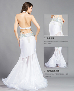 <span class=keywords><strong>Costume</strong></span> da Danza del Ventre per Donna, Alta Qualità, Abito Bollywood per Esibizioni, Set Completo - Product Image 6