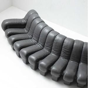 INKOONA Итальянский минималистичный диван-софа «Змея» из натуральной кожи, многофункциональный, с высокоплотным наполнителем, одноместный, для гостиной, большой диван - Product Image 4