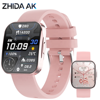 Montre connectée légère AMOLED de 1,85 pouce U19, nouvelle surveillance du sommeil, de la fréquence cardiaque, de l'oxygène sanguin, suivi de la santé et de l'exercice