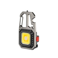 Lampe torche d'urgence en alliage d'aluminium ultra-résistante avec source lumineuse COB, rechargeable et magnétique, pour la maison et la vente en gros