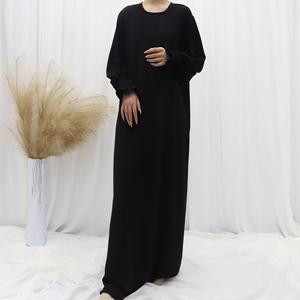 Midoest Dubai Muslim Turkish lungo elegante girocollo squisito manica lunga Multicolor taglie forti abiti da donna - Product Image 3
