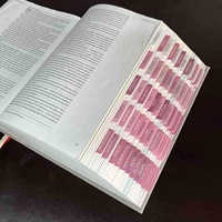 Onglets de Bible laminés en espagnol pour la Bible en espagnol, autocollants à gros caractères, faciles à lire et à appliquer
