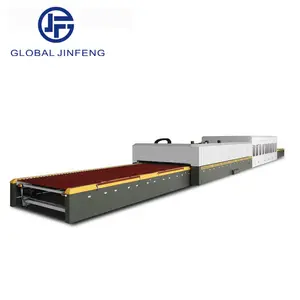 Tempering furnace flat glass processing machinery manufacturing bending glass convection Melting Furnace with horizontal type