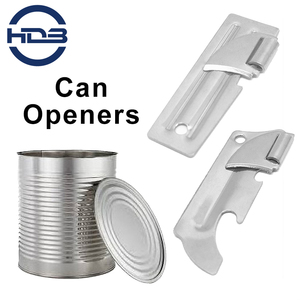 Abridor Manual de aleación de Zinc y Metal con logotipo personalizado de fábrica, tarro duradero de acero inoxidable, Mini abrelatas Manual portátil para pesca y Camping - Product Image 4