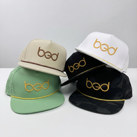 Gorra de Béisbol Unisex con Diseño Deportivo Impermeable, Cierre a Presión, Logotipo Personalizado, Diseño Perforado con Láser, Lona