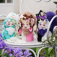 Tutulong 7ème Génération Jouet en Peluche Boîte Mystère Maomaolong Créature Fantastique Carnet de Rêves Jouets à Pousser avec 6 Pièces