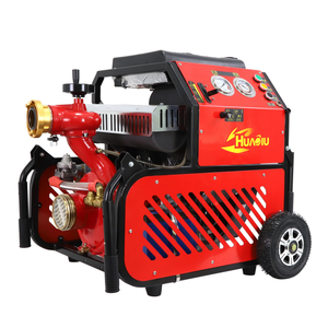 Moteur à essence de qualité deux sorties pompe centrifuge de lutte contre l'incendie Portable à grand débit - Product Image 2