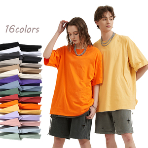T-shirt personnalisé vierge à manches courtes de haute qualité 100% coton T-shirt de sérigraphie T-Shirts publicitaires promotionnels en gros - Product Image 6