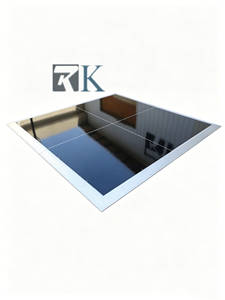 Plancher de danse portable antidérapant pour fêtes, mariages et événements avec bordure en aluminium noir - Product Image 2