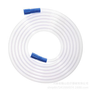 Tube de connexion externe jetable Yixin pour aspiration, 1,7 m, 2,0 m, 2,5 m, 3,0 m, 4,0 m, PVC de qualité médicale pour aspiration des expectorations - Product Image 1