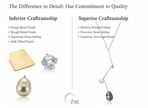 Collar de Oro Rosa de 18K con Perlas de Forma Única, Estilo Clásico con Colgante, Elegante para Fiestas o Regalos de Año Nuevo - Product Image 6