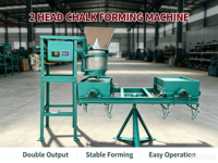 Machine de moulage de craie blanche et de couleur Machine de fabrication de craie manuelle 4 machines à craie de moule